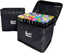 Conjunto 80 Canetinhas Cores Touch Ponta Dupla Permanente