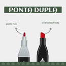 Conjunto 80 Canetinhas Cores Touch Ponta Dupla Permanente