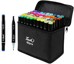 Canetinha Touch 60 Cores