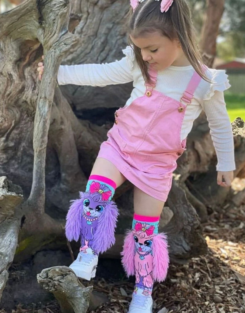Meia Divertida 3d Cano Infantil Interativa- Cachorrinho Menina