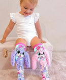 Meia Divertida 3d Cano Infantil Interativa- Cachorrinho Menina