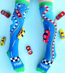 Meia Divertida 3d Cano Infantil Interativa- Carrinho - Carros