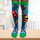 Meia Divertida 3d Cano Infantil Interativa- Carrinho - Carros