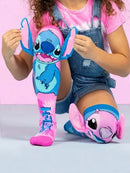 Meia Divertida 3 D- Stitch - Cano Alto