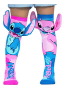 Meia Divertida 3 D- Stitch - Cano Alto