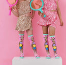 Meia Divertida 3 D Cano Alto Infantil Interativa- Girafa