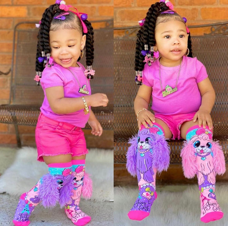 Meia Divertida 3d Cano Infantil Interativa- Cachorrinho Menina