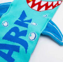 Meia Divertida 3 D Cano Alto Infantil Interativa- Tubarão