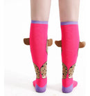 Meia Divertida 3 D Cano Alto Infantil Interativa- Oncinha