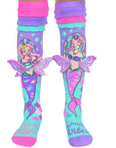 Meia Divertida 3 D Cano Alto Infantil Interativa- Sereia