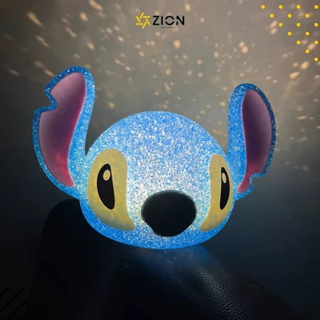 Luminária Noite Estrelada Stitch- 3 D